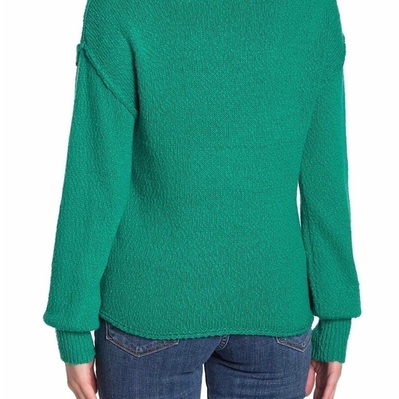 ABOUND Drop shoulder green sweater. XS - Picture 2 of 5
